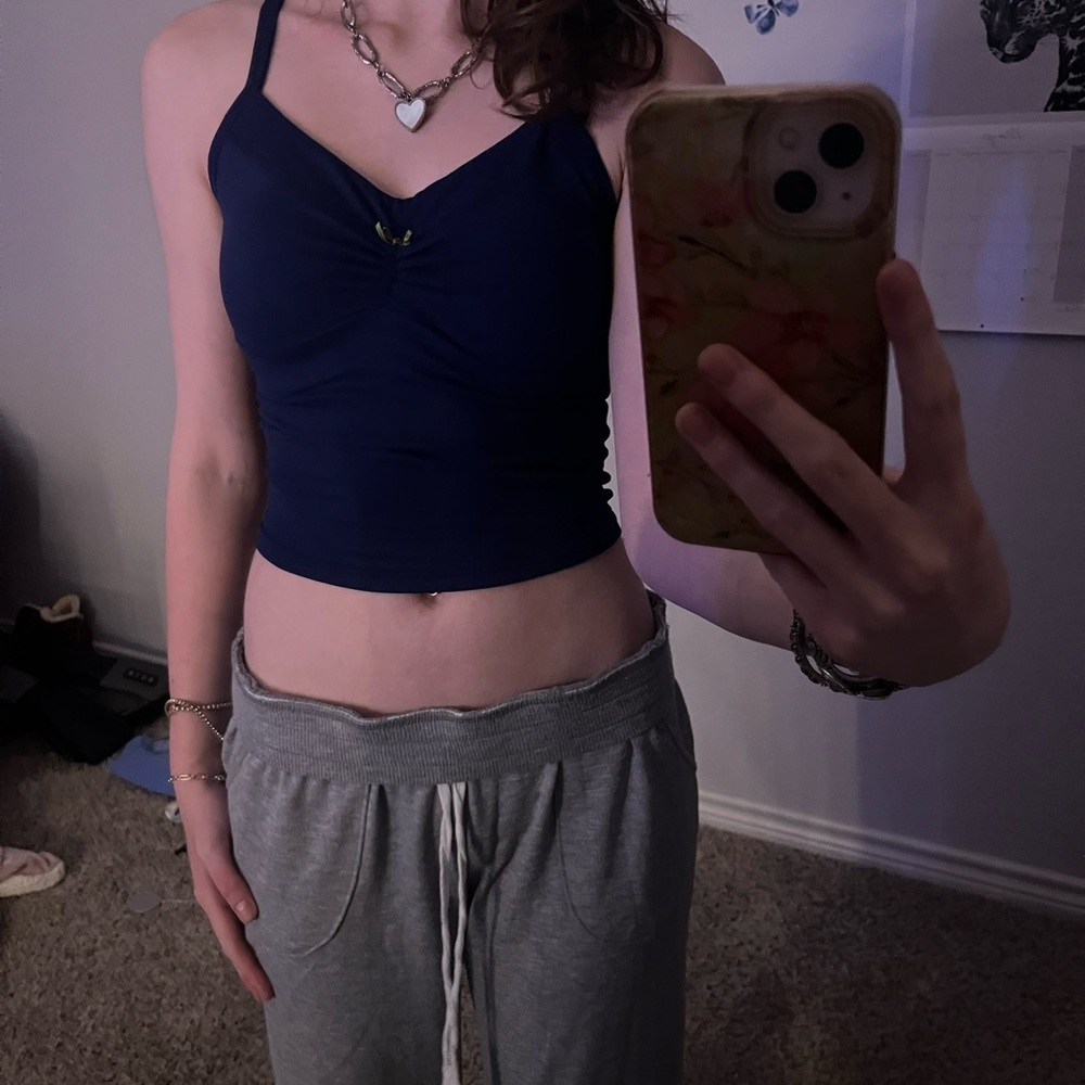 Stylish Navy Blue Women's Top